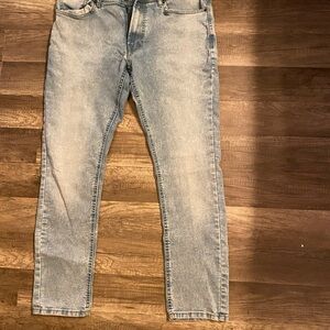 Buffalo David Bitton Light Blue Straight Jeans